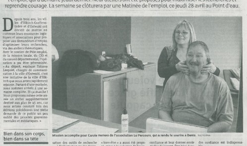 Le rendez-vous de l'emploi article DNA